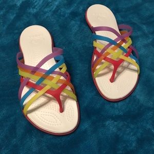 Crocs strappy, colorful, summery sandals